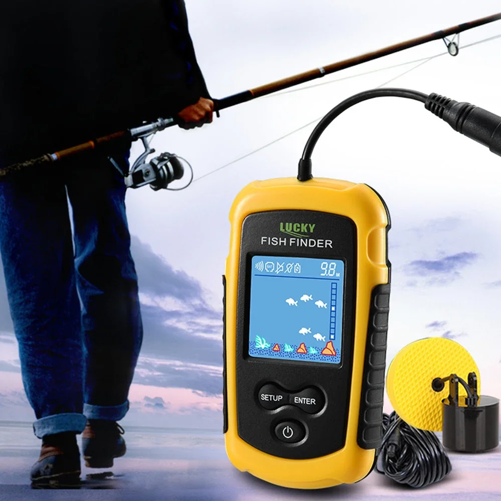 Lucky LCD Color Screen Portabl - đánh giá và giá Fish Finder Gps