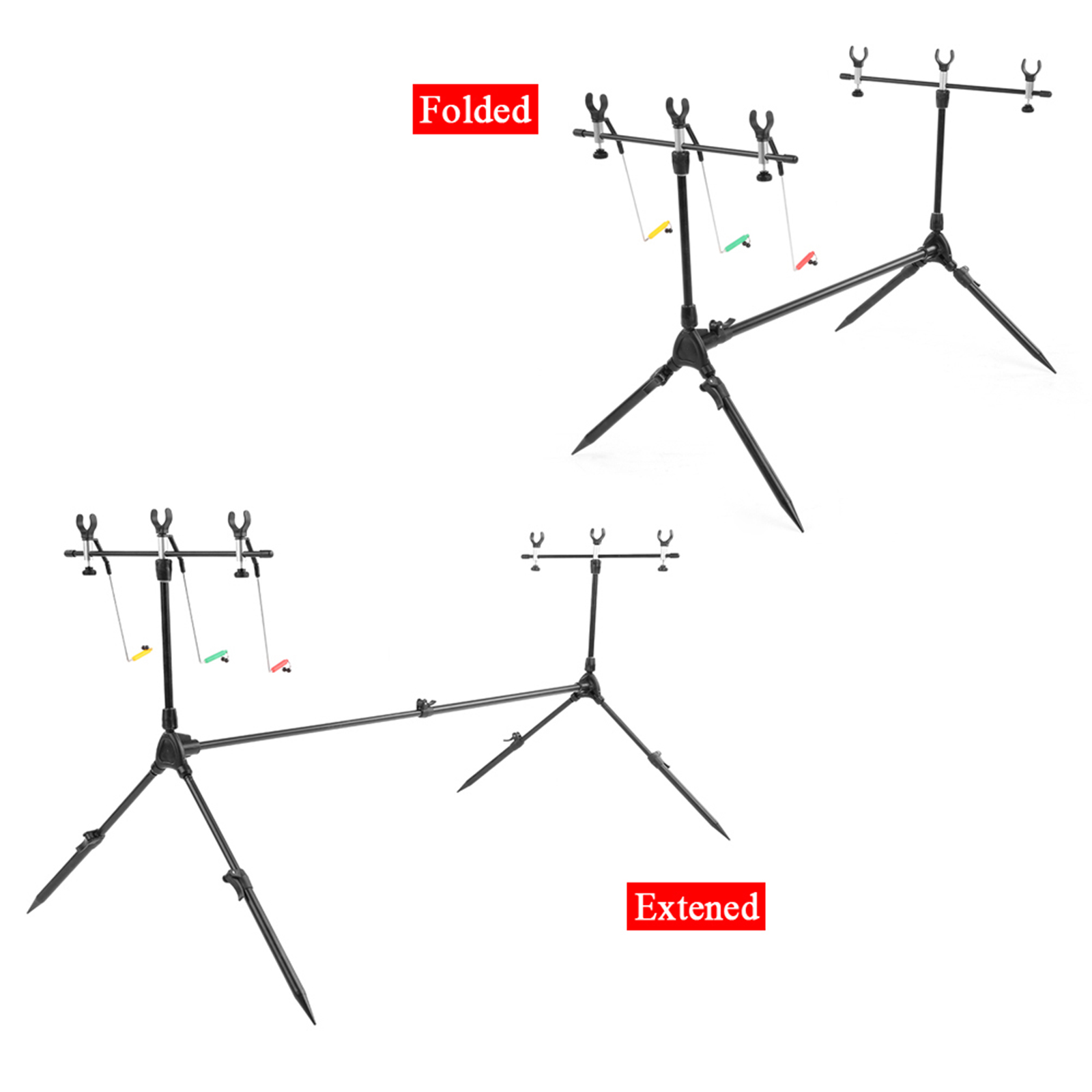 Lixada 3-in-1 Fishing Rod Pod  - đánh giá và giá Bite Alarm