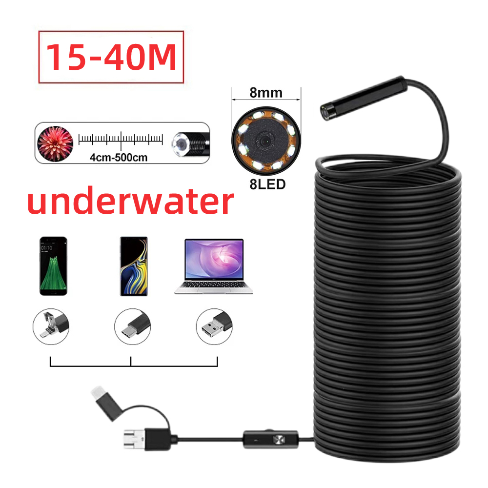 40m Fish Finder Mini Camera En - đánh giá và giá Fish Finder Cable
